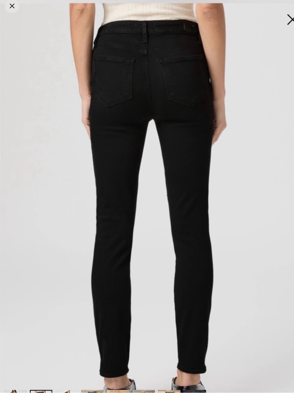 #661 PAIGE women’s Dark wash black/blue Slim fit Jeans. Size 28 - Picture 2 of 11